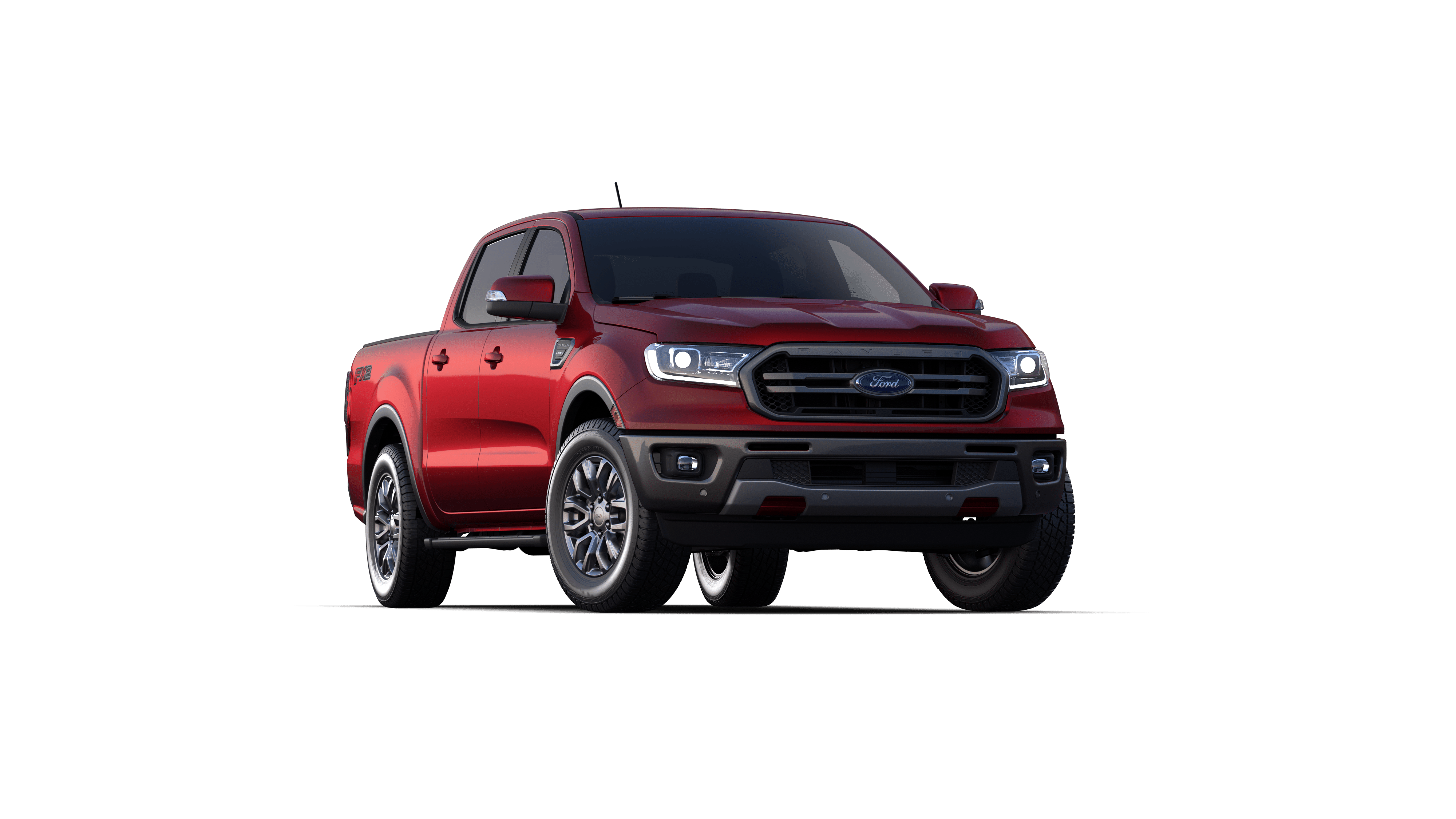 New Rapid Red Metallic Tinted Clearcoat 2021 Ford Ranger LARIAT 2WD